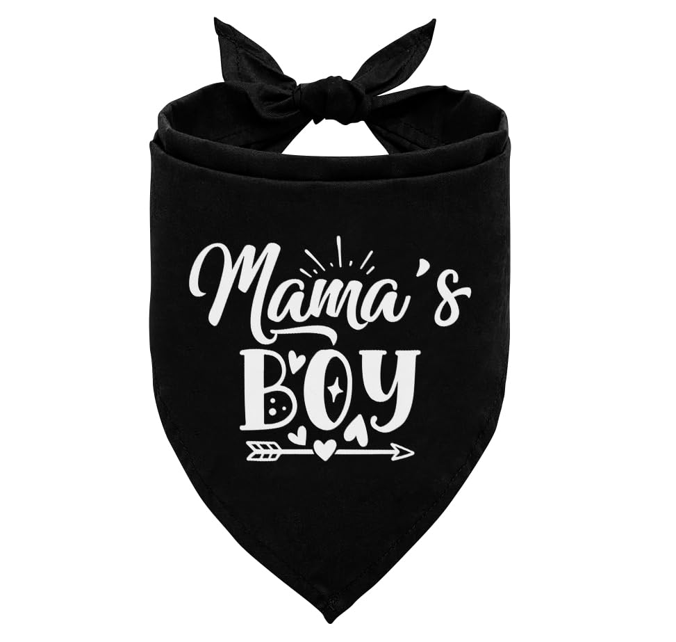 Mamas Boy Dog Bandana